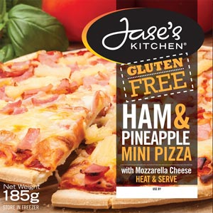Jase's Kitchen Ham & Pineapple Mini Pizza